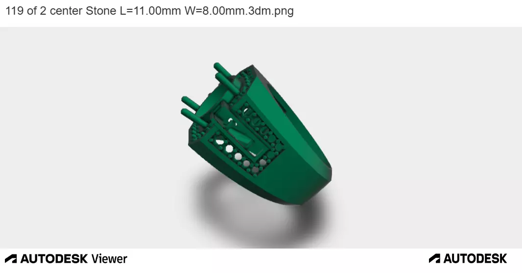 Lattice Side Detail Ring with Oval Stone 3D print model_0