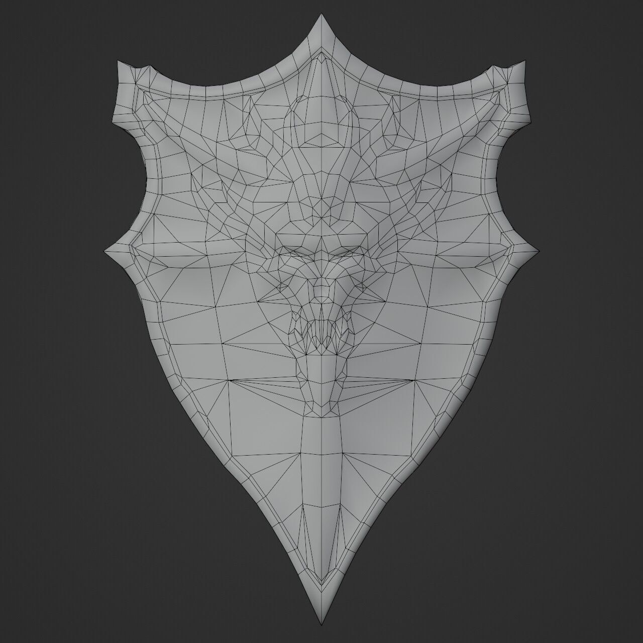 Dark Fantasy Weapons  Low-poly 3D model_15