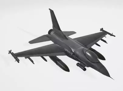 F-22 Raptor Fighter Jet - High-Detail 3D Model 3D model