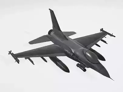 F-22 Raptor Fighter Jet - High-Detail 3D Model  3D model