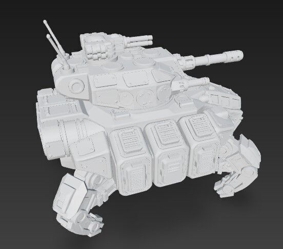 3D Printable Iron Oath Roller Multi Legged Assault Tank 3D model_17