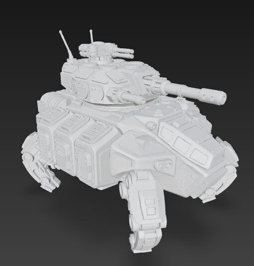 3D Printable Iron Oath Roller Multi Legged Assault Tank 3D model_15