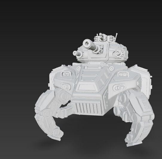 3D Printable Iron Oath Roller Multi Legged Assault Tank 3D model_24