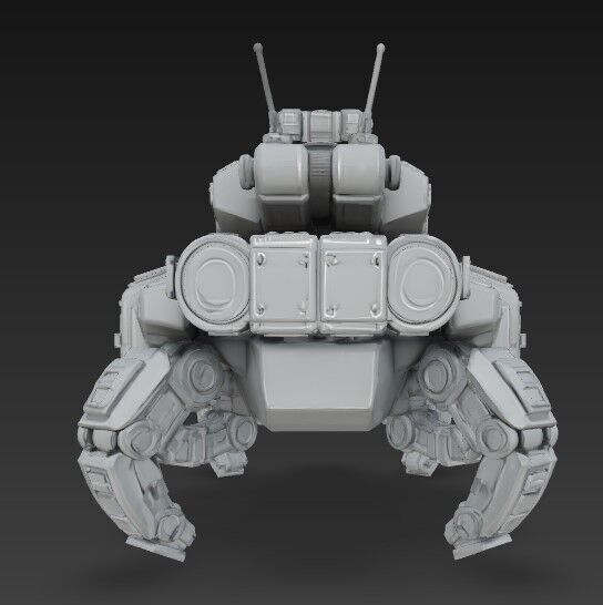 3D Printable Iron Oath Roller Multi Legged Assault Tank 3D model_9