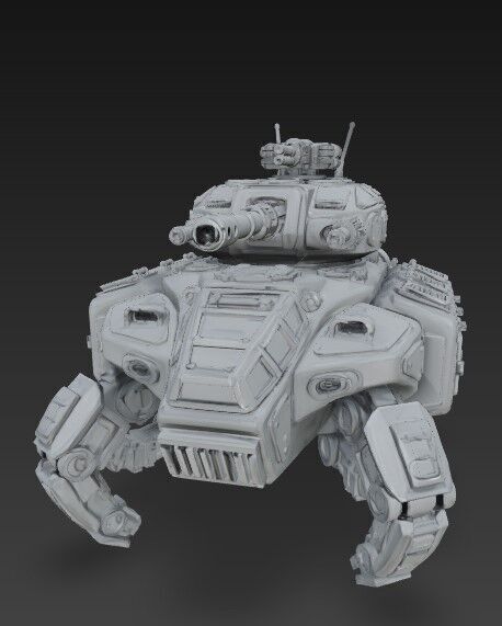 3D Printable Iron Oath Roller Multi Legged Assault Tank 3D model_10