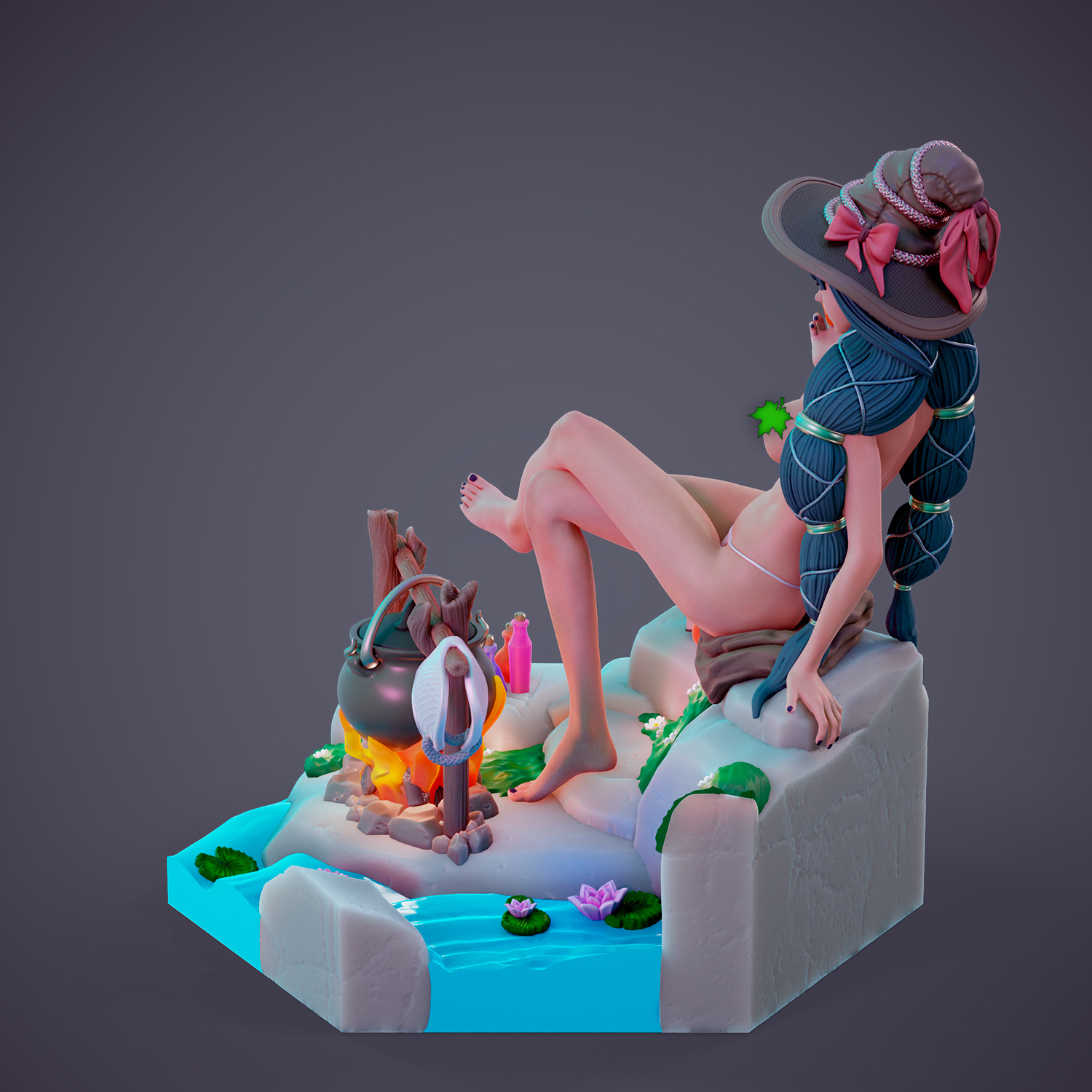  Ranni - Young sorceress - Part C 3D print model_12