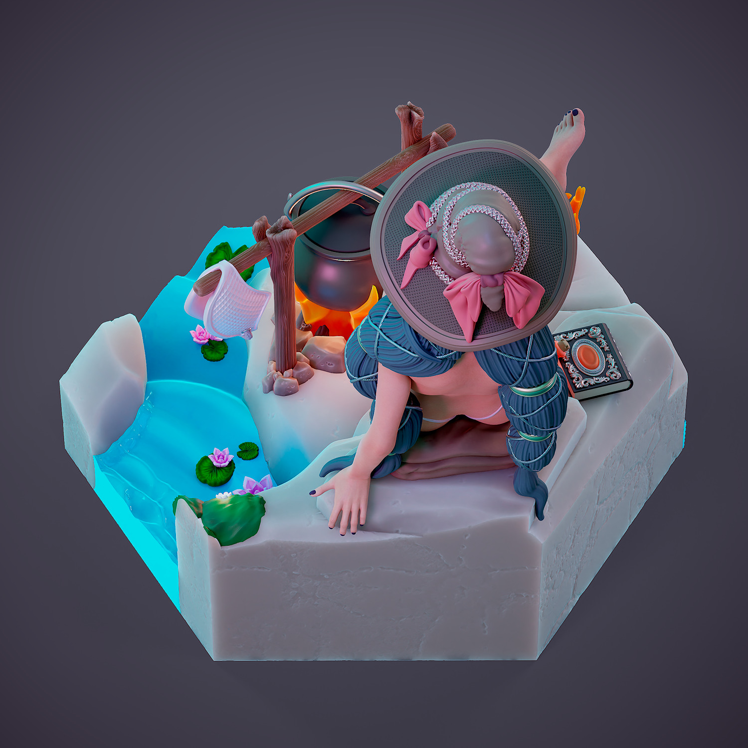  Ranni - Young sorceress - Part C 3D print model_18