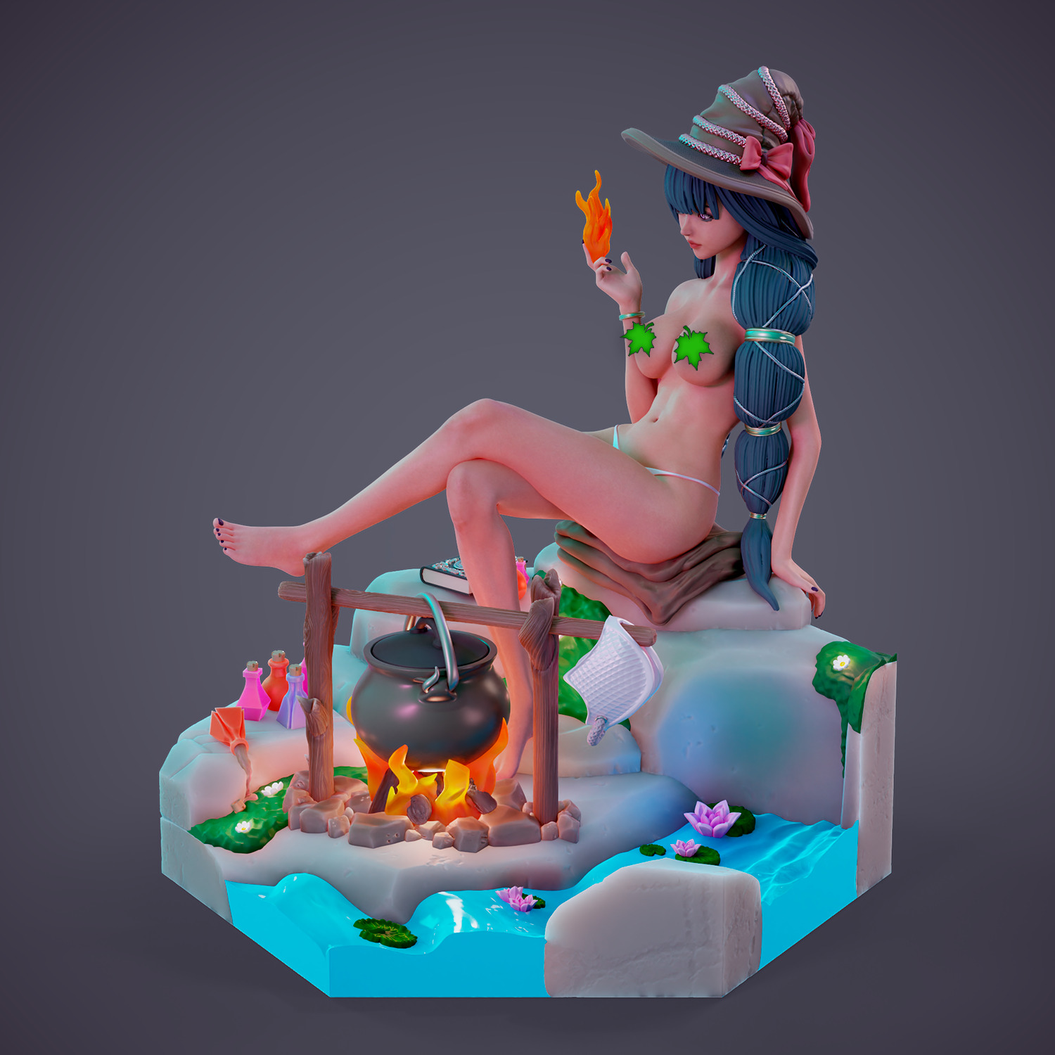  Ranni - Young sorceress - Part C 3D print model_14