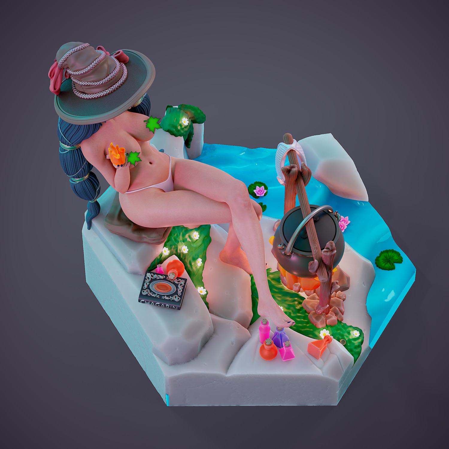  Ranni - Young sorceress - Part C 3D print model_17