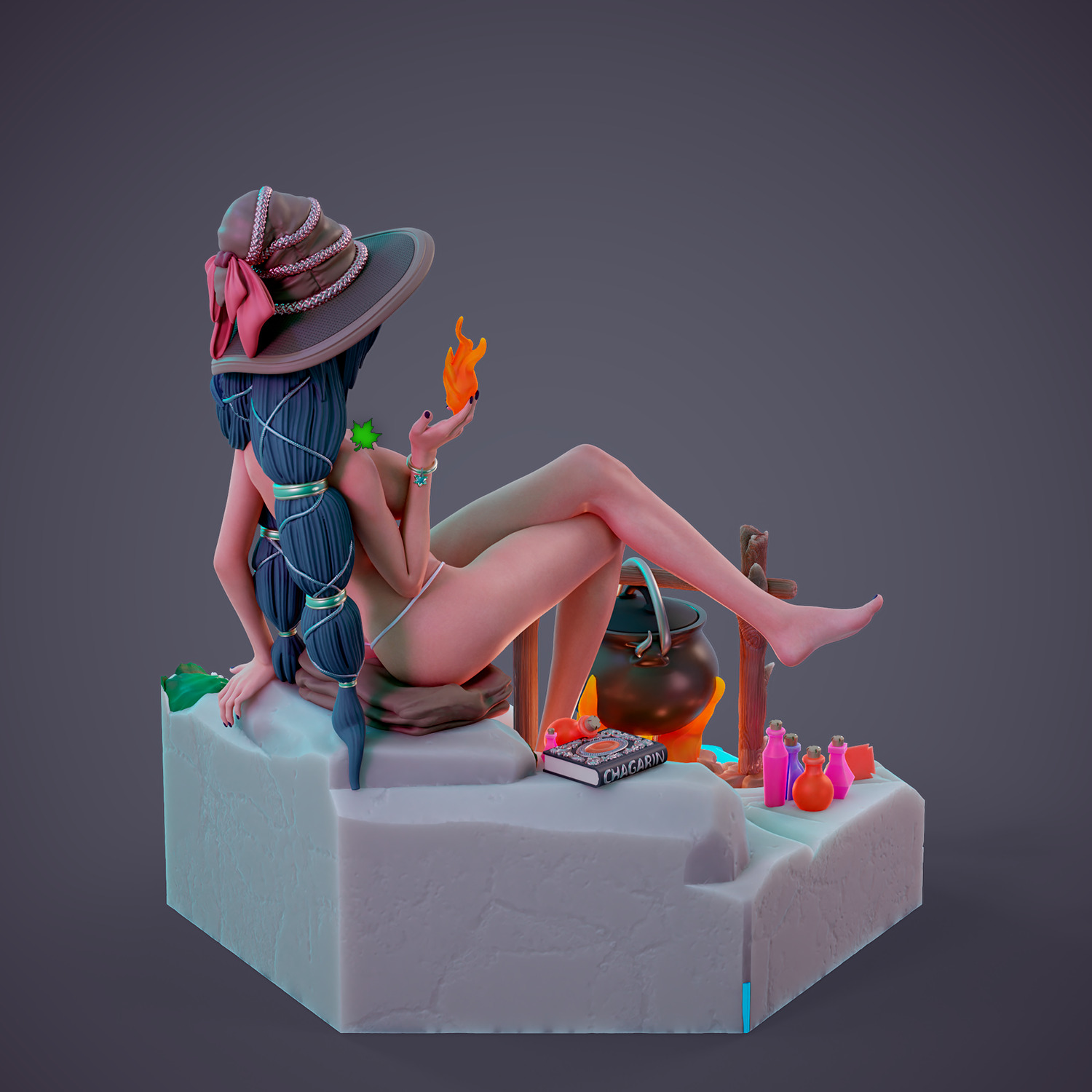  Ranni - Young sorceress - Part C 3D print model_8