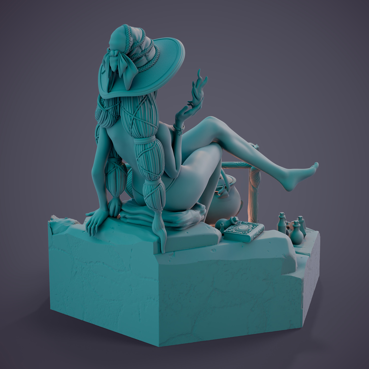  Ranni - Young sorceress - Part C 3D print model_21