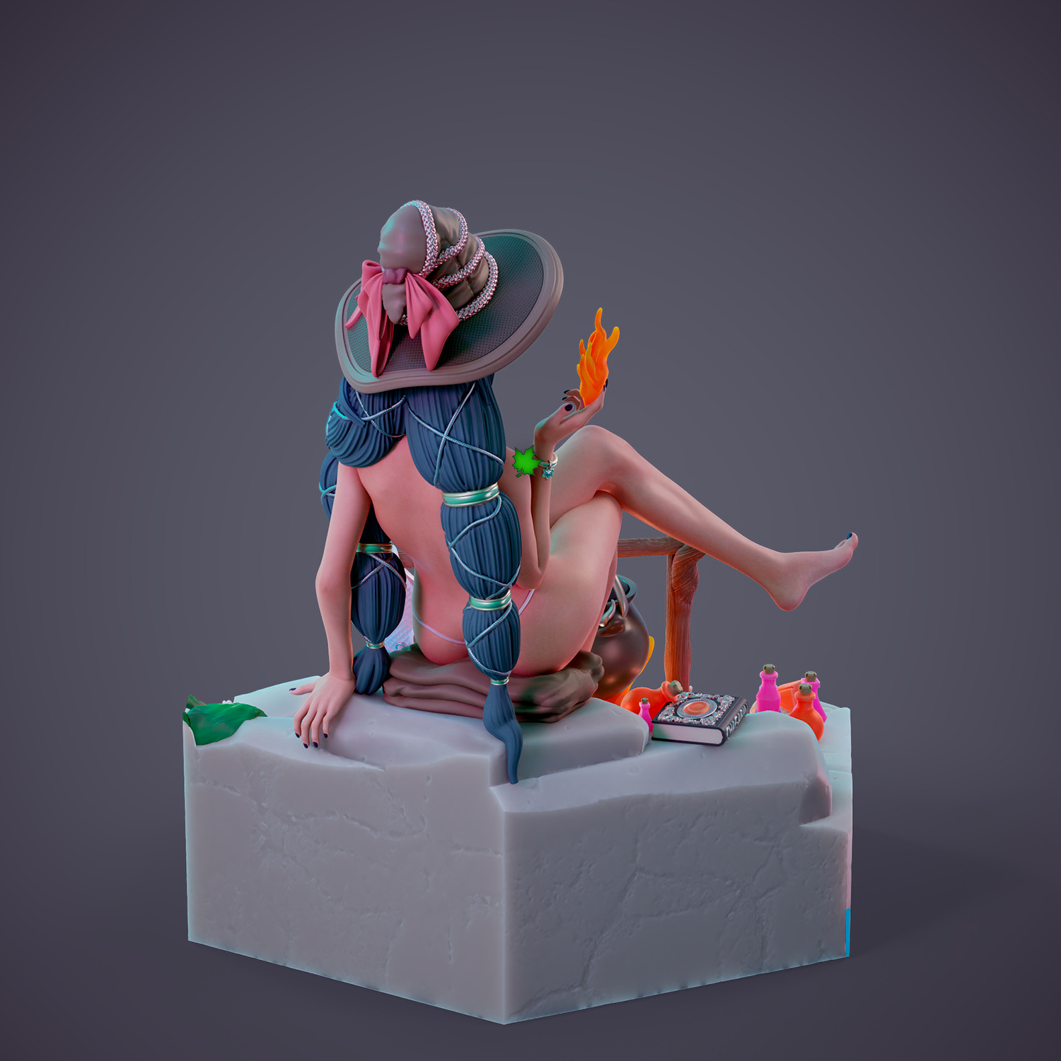  Ranni - Young sorceress - Part C 3D print model_9