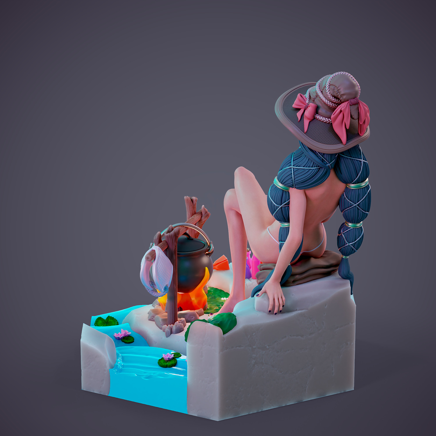  Ranni - Young sorceress - Part C 3D print model_11