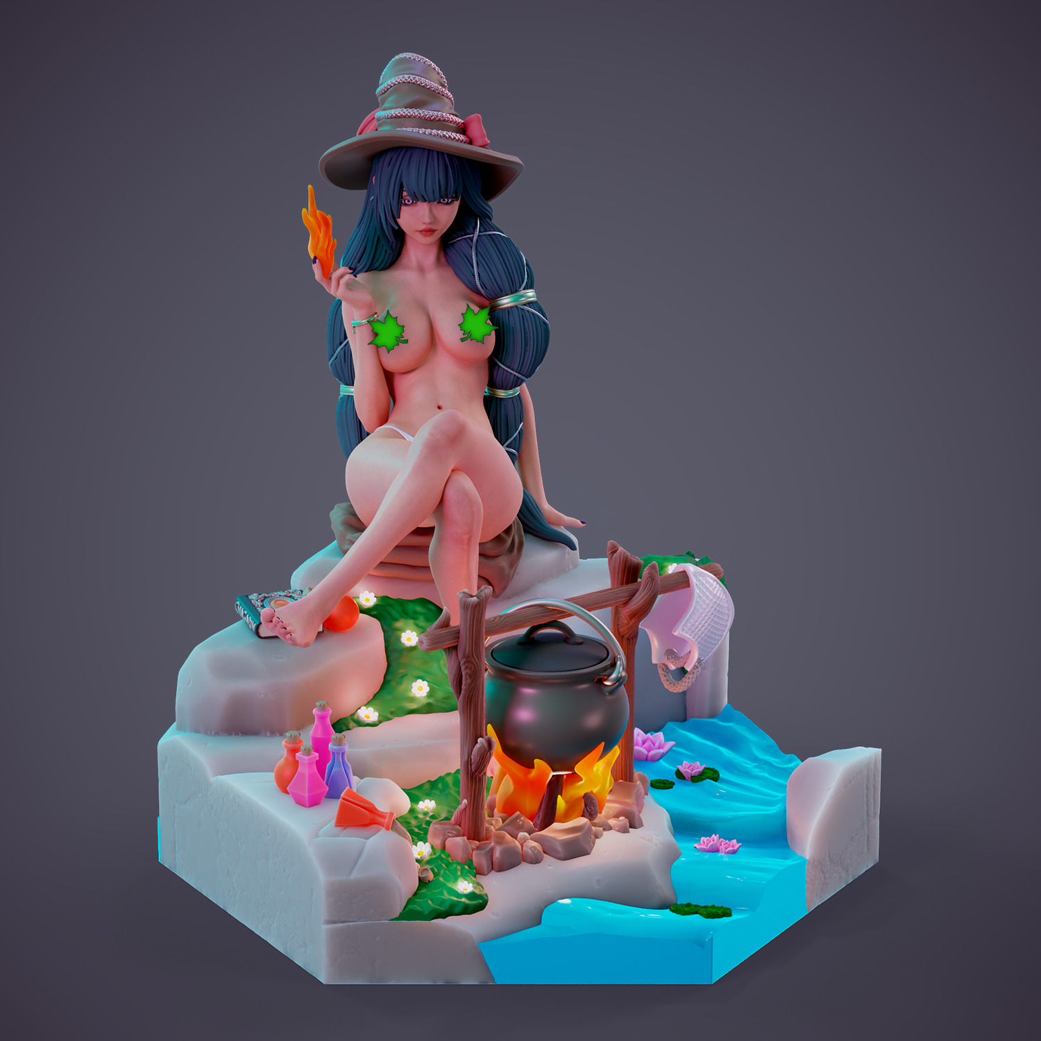  Ranni - Young sorceress - Part C 3D print model_1