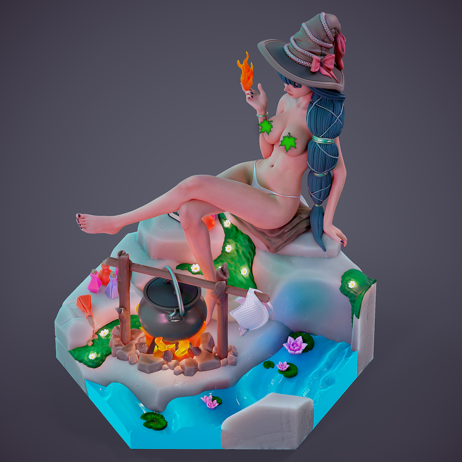  Ranni - Young sorceress - Part C 3D print model_15