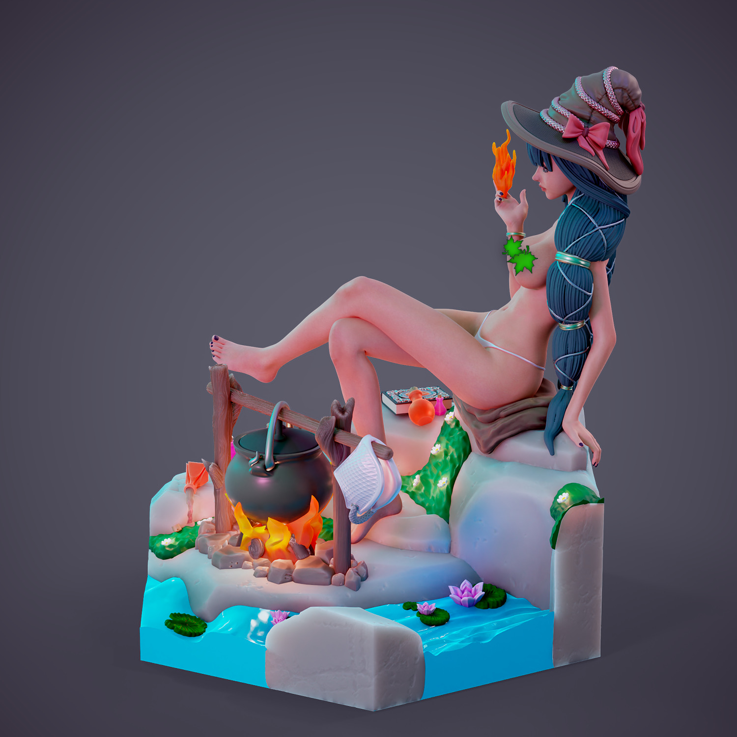 Ranni - Young sorceress - Part C 3D print model_13