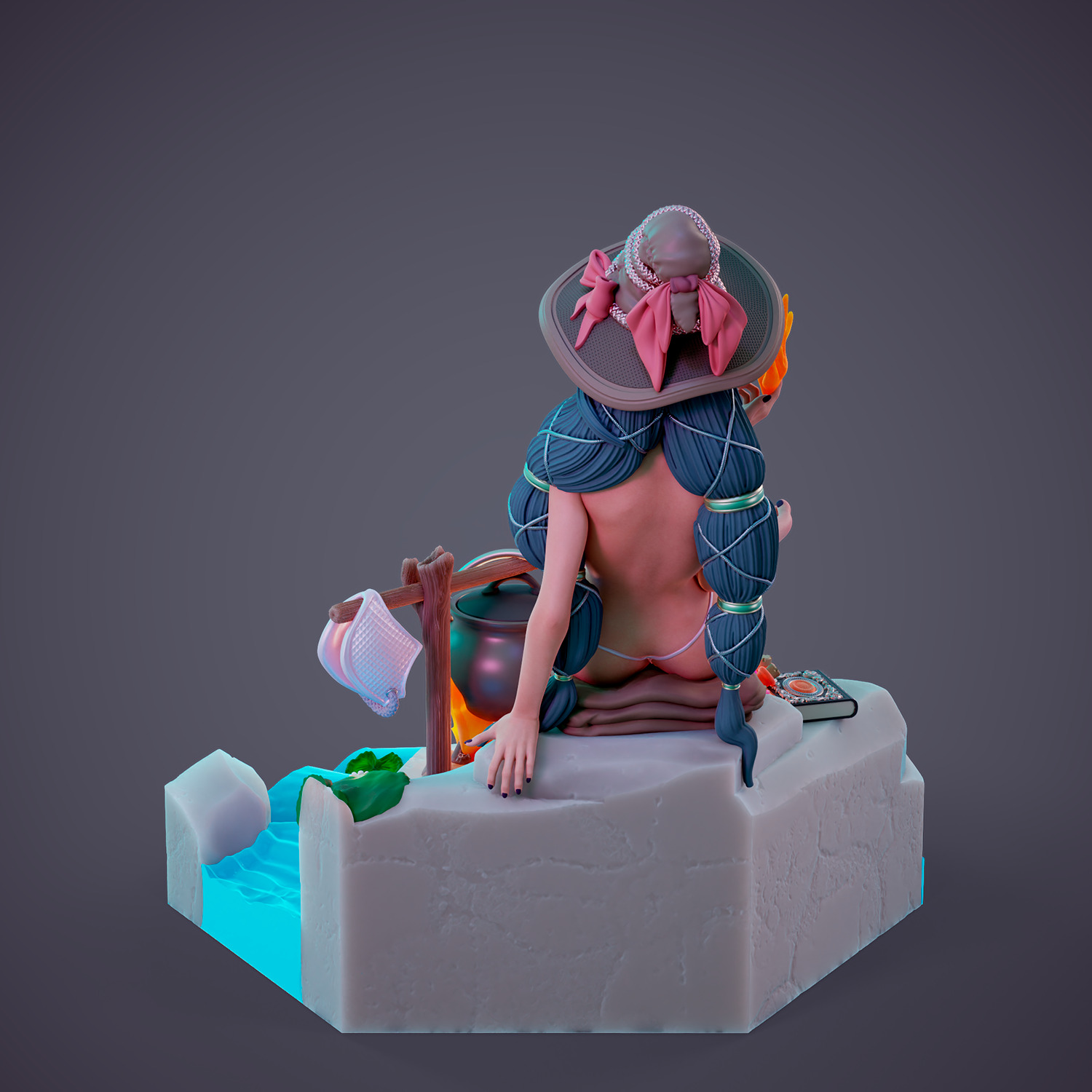  Ranni - Young sorceress - Part C 3D print model_10