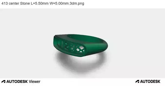 Integrated Multi-Stone Bezel Ring 3D print model