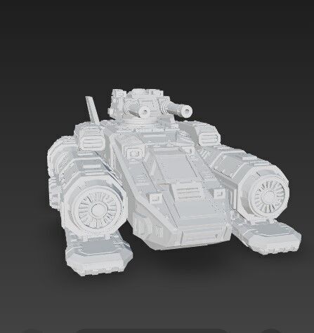3D Printable Iron Oath  Sky Assault Artillery Ship 3D model_18