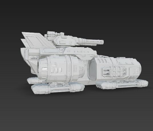 3D Printable Iron Oath  Sky Assault Artillery Ship 3D model_23