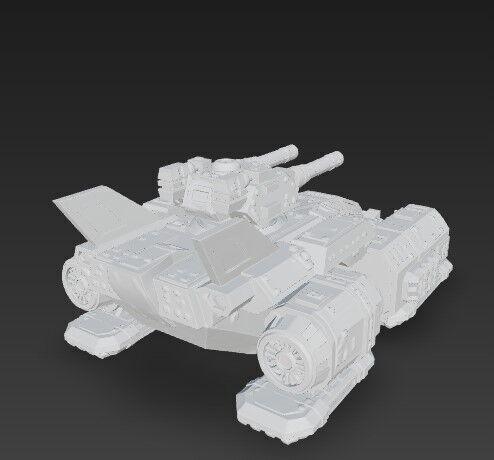 3D Printable Iron Oath  Sky Assault Artillery Ship 3D model_13