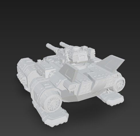 3D Printable Iron Oath  Sky Assault Artillery Ship 3D model_15