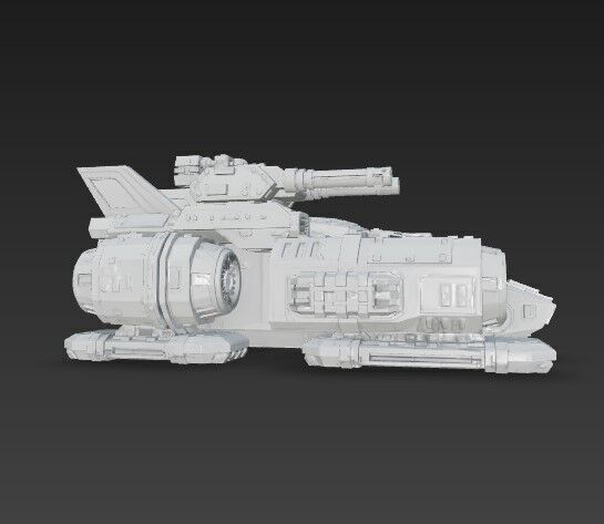 3D Printable Iron Oath  Sky Assault Artillery Ship 3D model_22