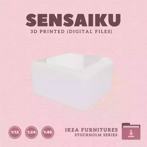 5 STOCKHOLM 2025 Pouffe for Dollhouse - IKEA - 3D Print 