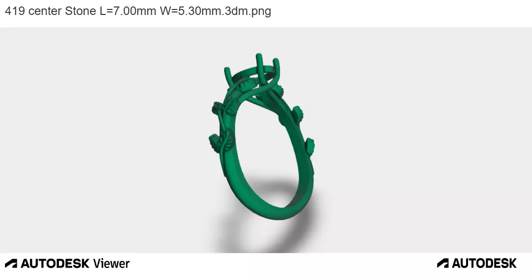 Vine Embrace Ring 3D print model