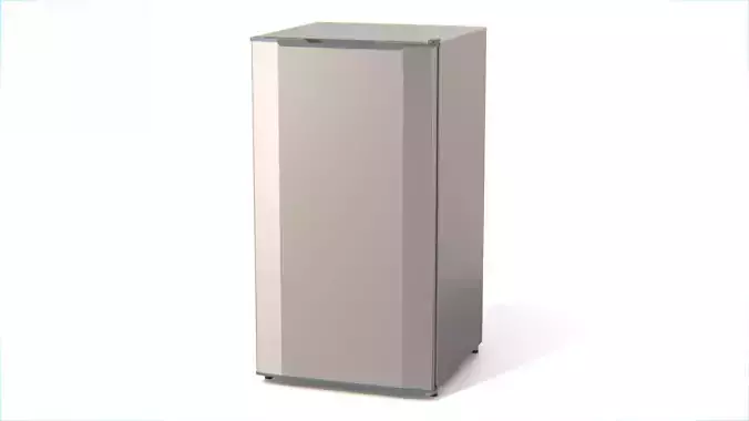 Mini Fridge - Refrigerator Low-poly 3D model