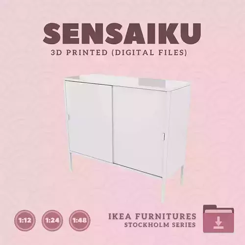 23 STOCKHOLM 2025 Cabinet V3 for Dollhouse - IKEA - 3D Print