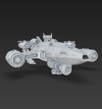 3D Printable Armada Bowbreaker Corvette 3D model_3