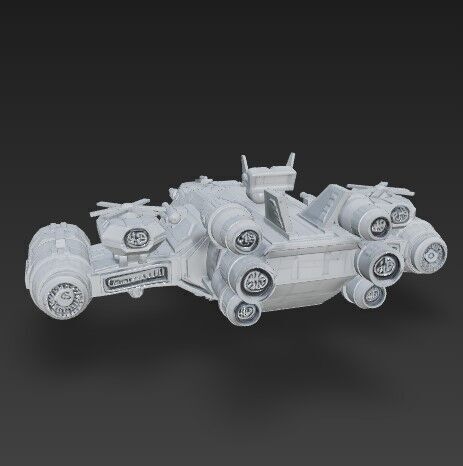 3D Printable Armada Bowbreaker Corvette 3D model_2