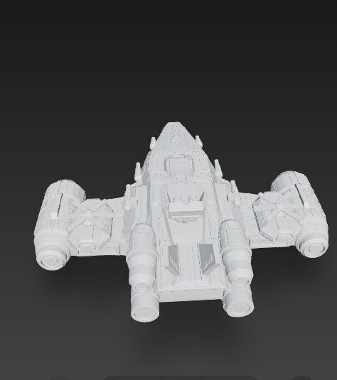 3D Printable Armada Bowbreaker Corvette 3D model_11
