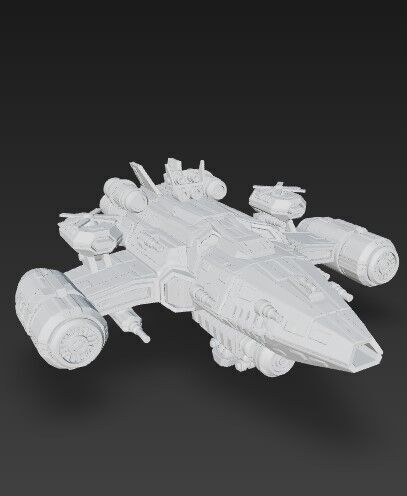3D Printable Armada Bowbreaker Corvette 3D model_25