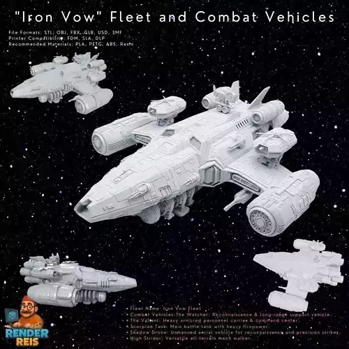 3D Printable Armada Bowbreaker Corvette 3D model