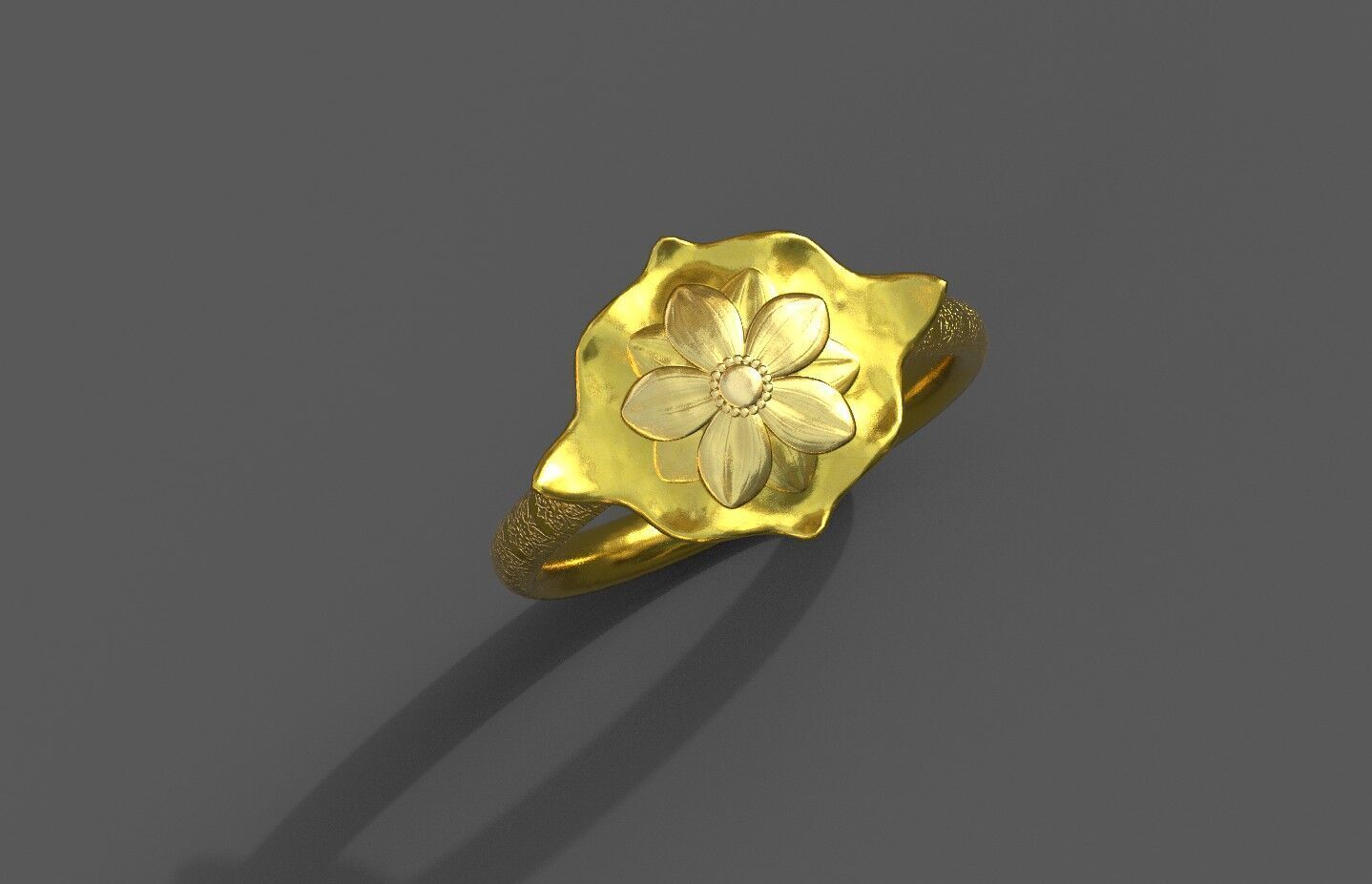 High-Quality 3D Ring Model Low-poly 3D model_4