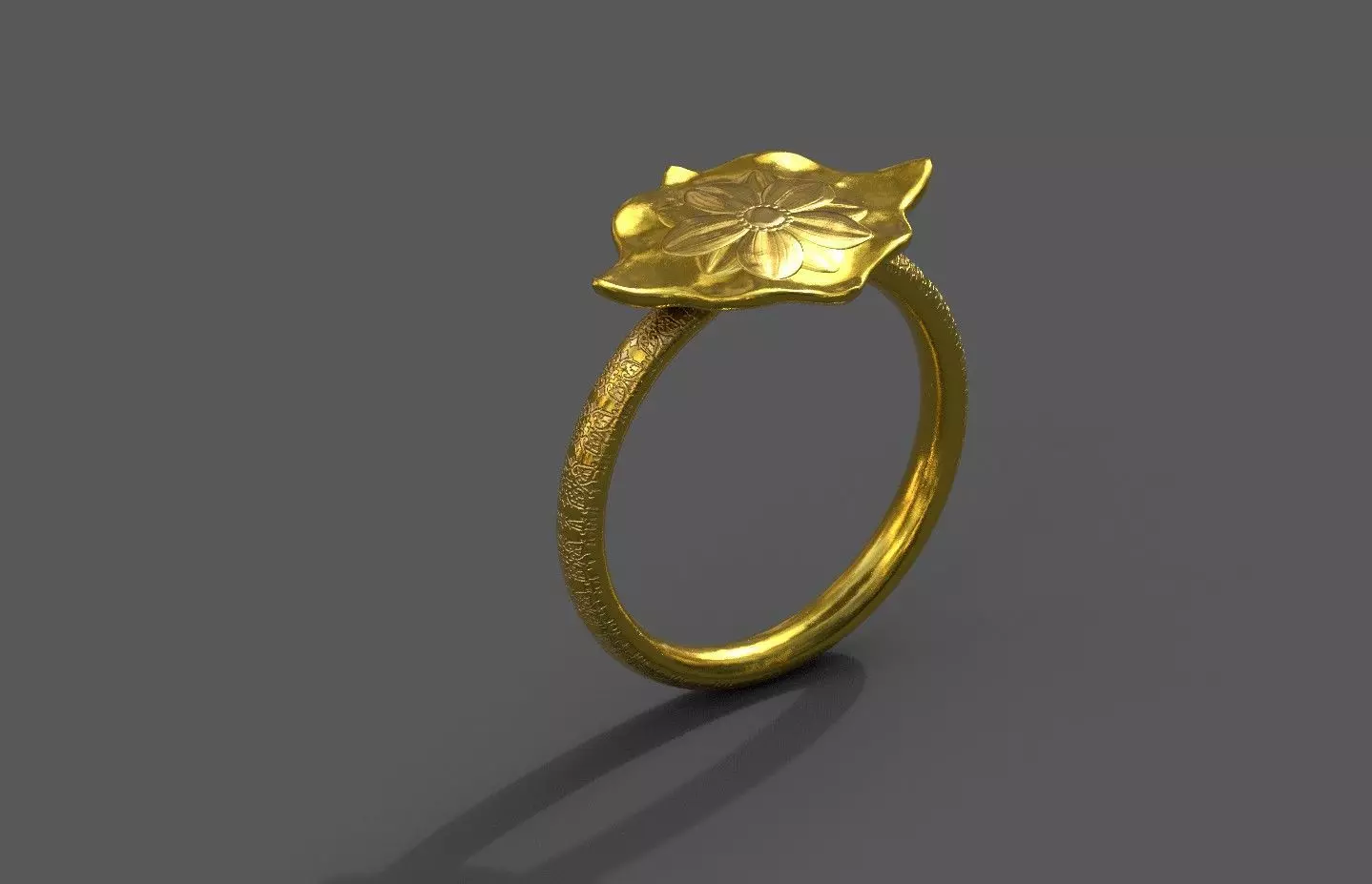 High-Quality 3D Ring Model Low-poly 3D model_0