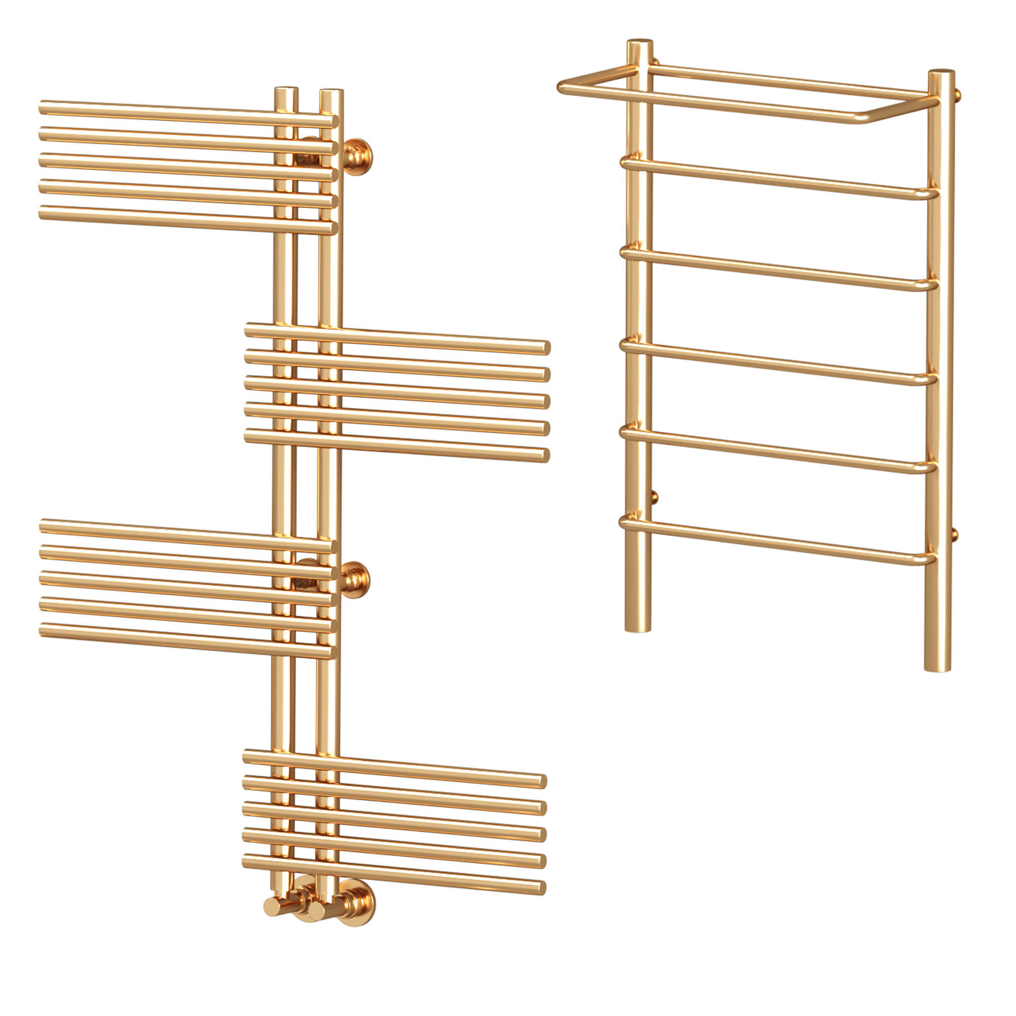 Terminus towel rail set 02 3D model_11