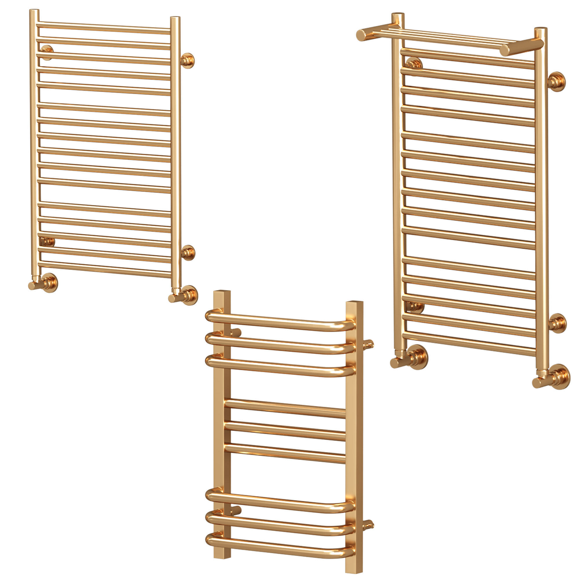Terminus towel rail set 02 3D model_12