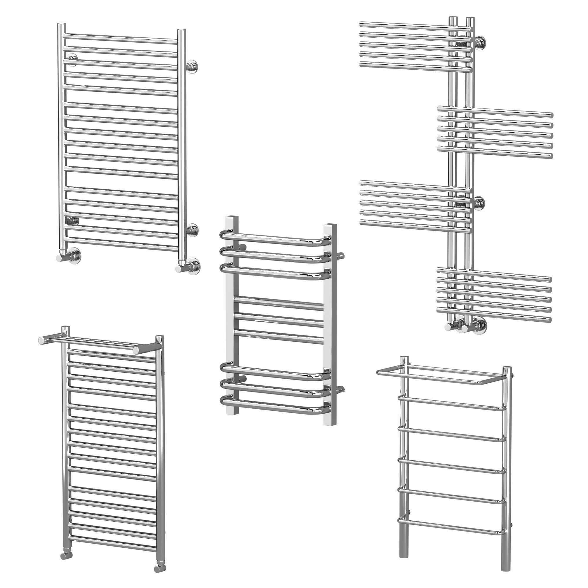Terminus towel rail set 02 3D model_9