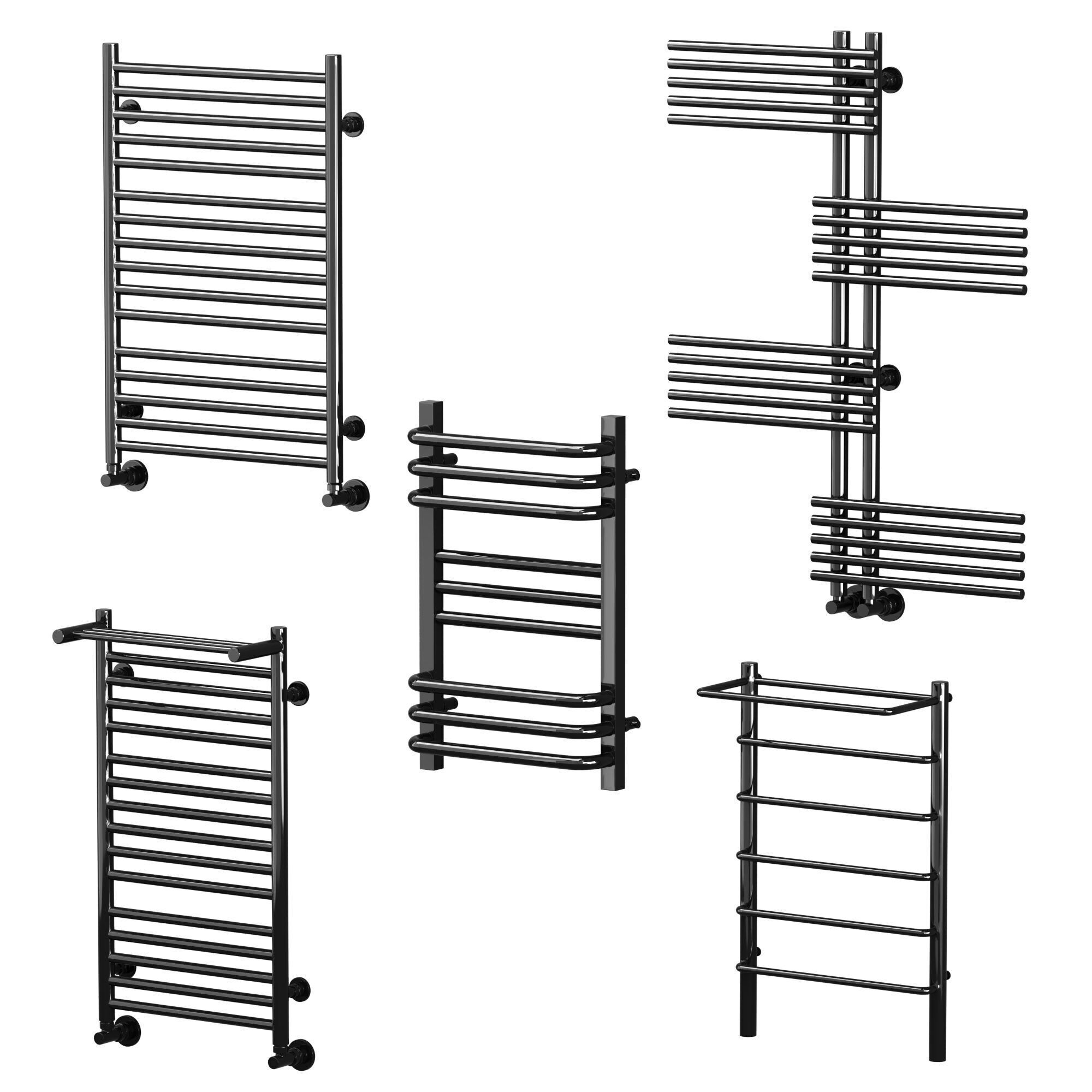 Terminus towel rail set 02 3D model_8