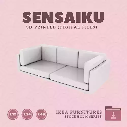 29 STOCKHOLM 2025 Sofa for Dollhouse - IKEA - 3D Print