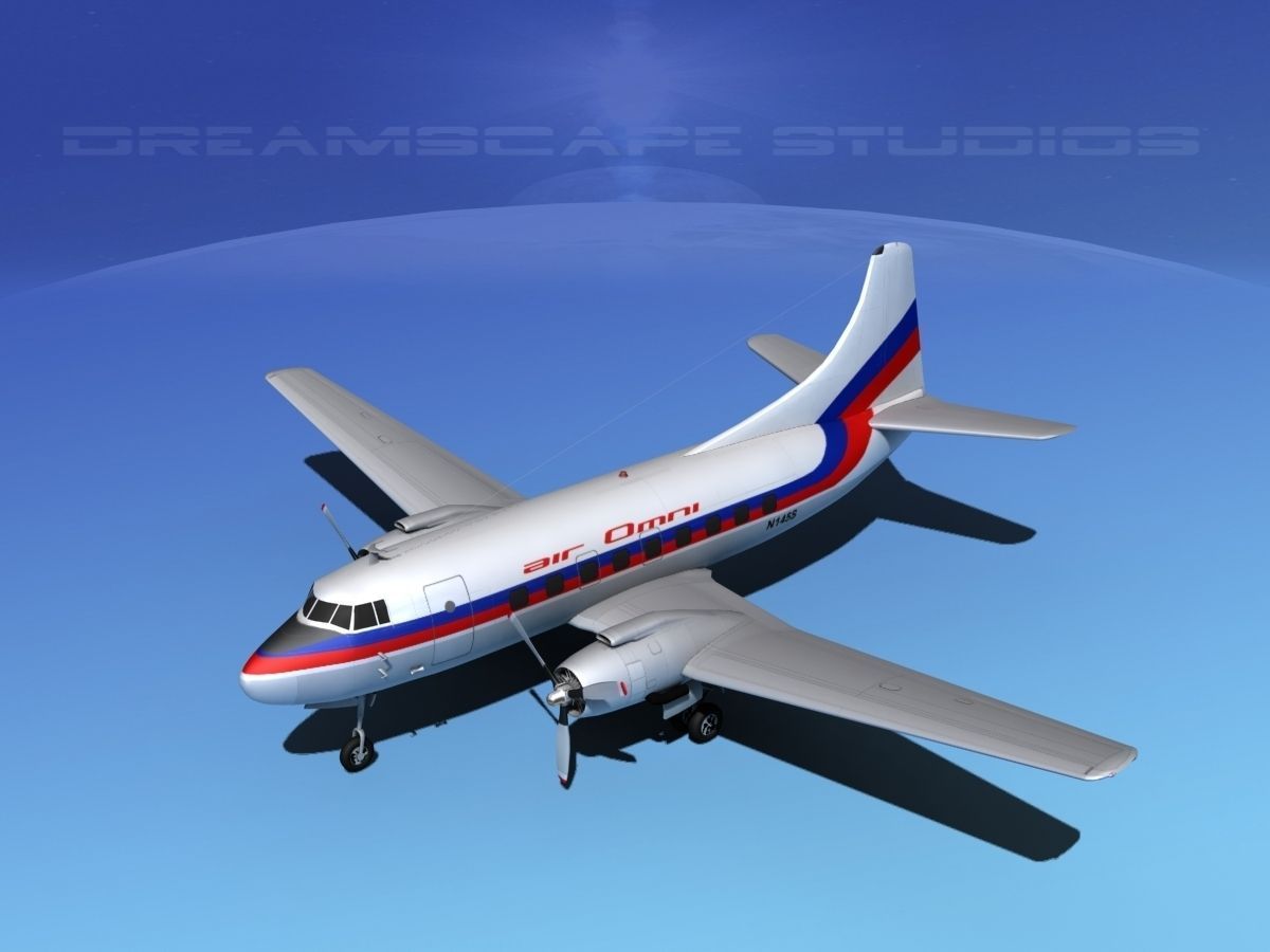 Martin 202 Omni Air 3D model_9