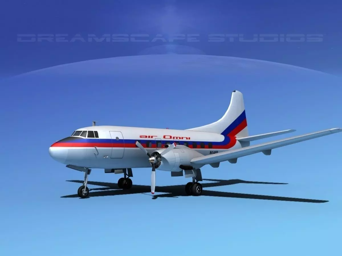 Martin 202 Omni Air 3D model_0