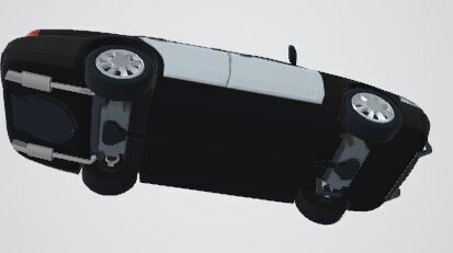 Police Car 3D Model for Gaming Low-poly 3D model_5