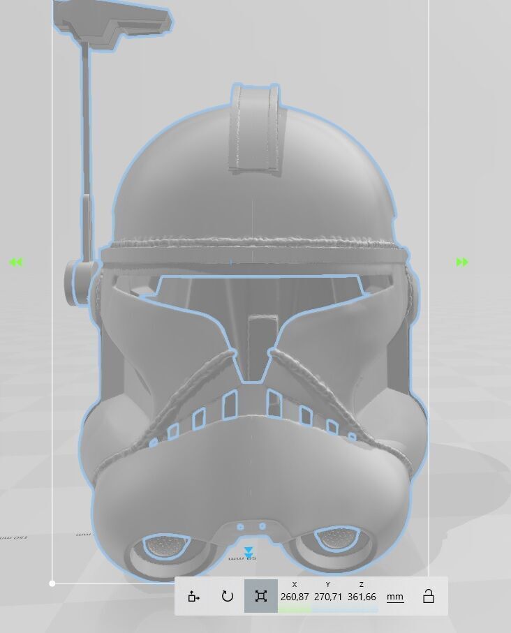 Star Wars Captain Rex Helmet Plus Gift file 3D print model_6
