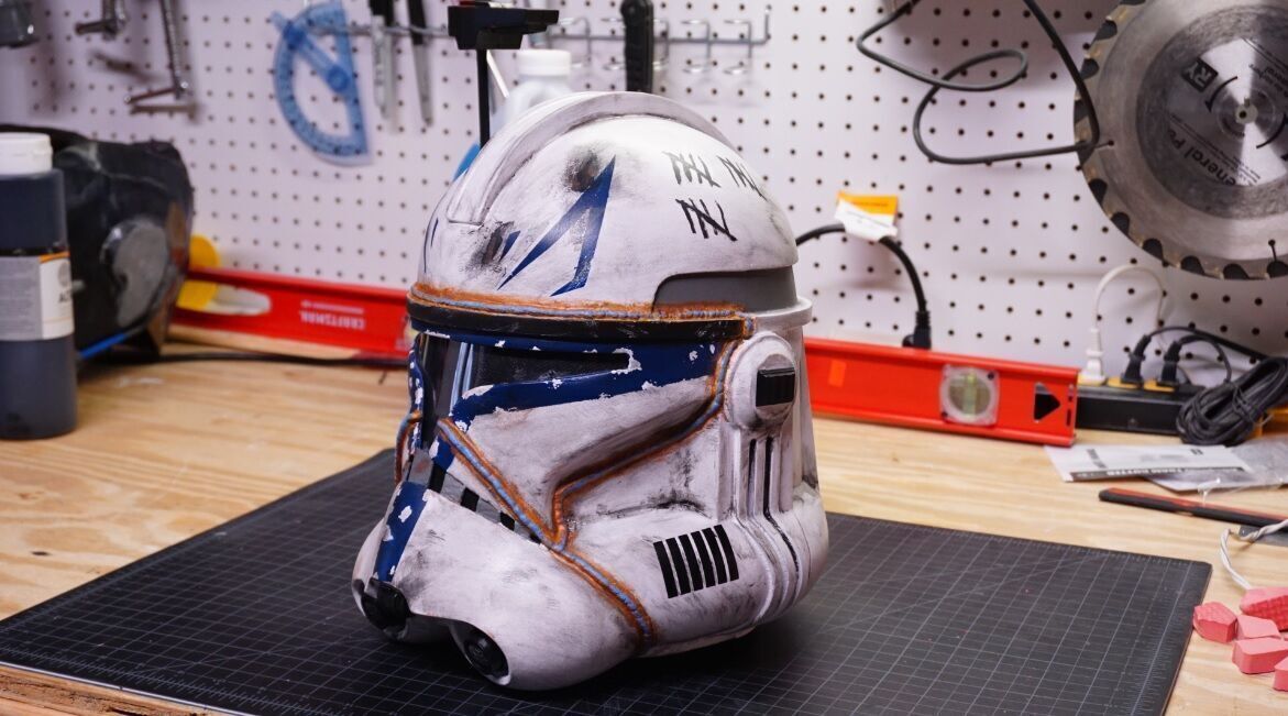 Star Wars Captain Rex Helmet Plus Gift file 3D print model_3