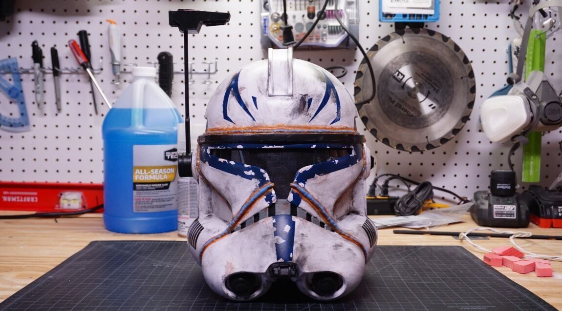 Star Wars Captain Rex Helmet Plus Gift file 3D print model_1