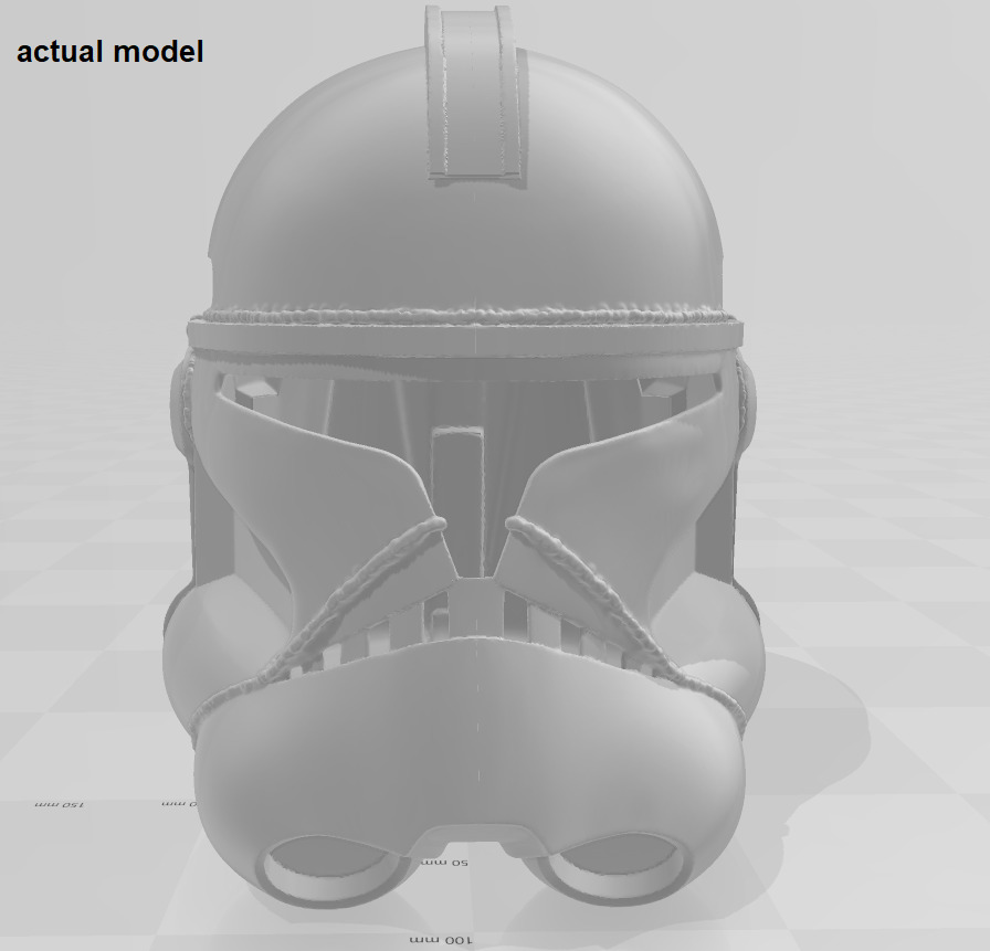 Star Wars Captain Rex Helmet Plus Gift file 3D print model_4
